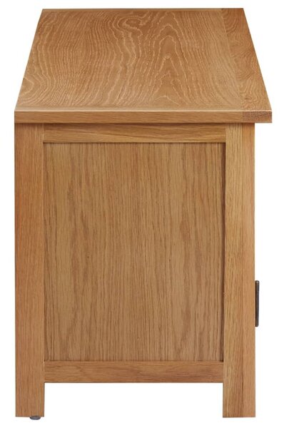 Tömör tölgyfa TV szekrény 110x35x44 cm