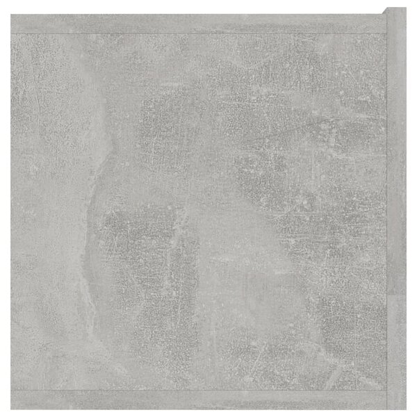 Betonszürke szerelt fa TV-szekrény 120 x 30 x 30 cm
