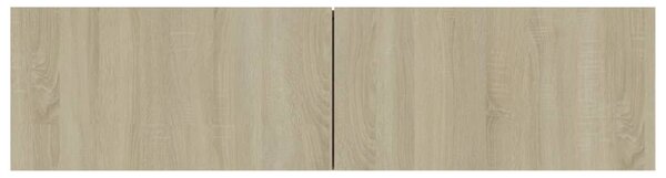 Sonoma tölgy szerelt fa TV-szekrény 120 x 30 x 30 cm