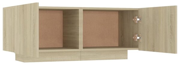 Sonoma-tölgy színű forgácslap éjjeliszekrény 100 x 35 x 40 cm