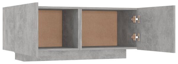 Betonszürke forgácslap éjjeliszekrény 100 x 35 x 40 cm