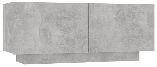Betonszürke forgácslap éjjeliszekrény 100 x 35 x 40 cm