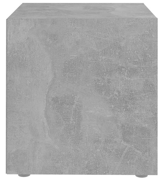 2 db betonszürke szerelt fa TV-szekrény 37 x 35 x 37 cm