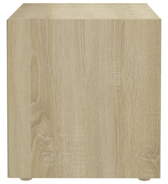 2 db sonoma tölgy színű szerelt fa TV-szekrény 37 x 35 x 37 cm