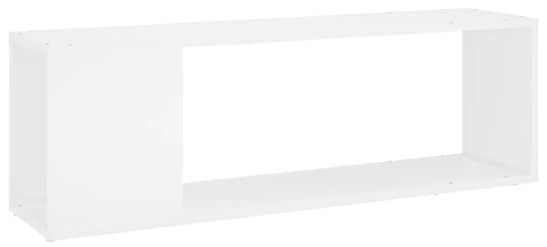 Fehér szerelt fa TV-szekrény 100 x 24 x 32 cm