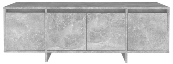 Betonszürke szerelt fa TV-szekrény 120x30x40,5 cm