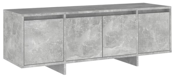 Betonszürke szerelt fa TV-szekrény 120x30x40,5 cm