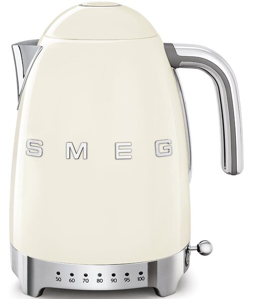 Smeg KLF04CREU 1,7L retro vízforraló hőmérséklet-szabályozással krém