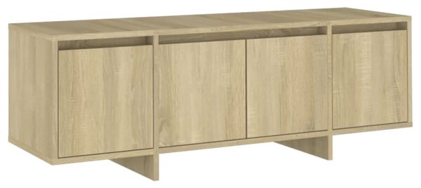 Sonoma tölgy színű szerelt fa fali TV-szekrény 120x30x40,5 cm