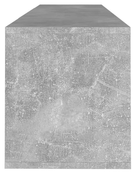 Betonszürke szerelt fa TV-szekrény 120x30x40,5 cm