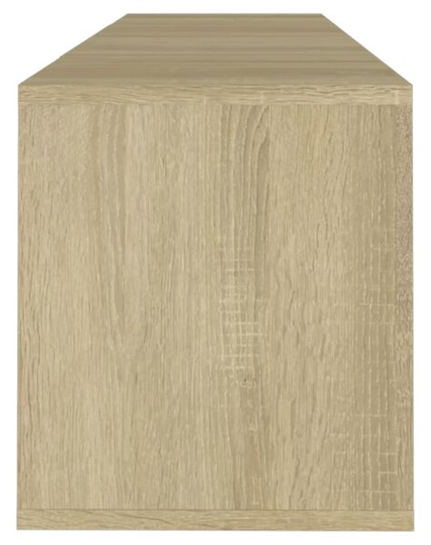 Sonoma tölgy színű szerelt fa fali TV-szekrény 120x30x40,5 cm