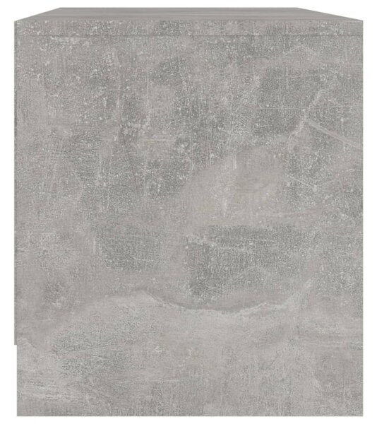 Betonszürke szerelt fa TV-szekrény 90x35x40 cm