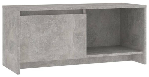 Betonszürke szerelt fa TV-szekrény 90x35x40 cm