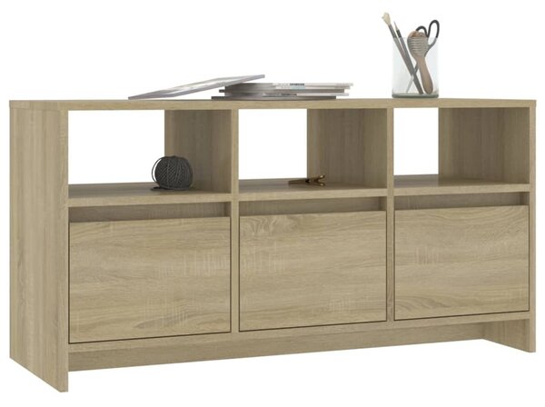 Sonoma tölgy színű szerelt fa TV-szekrény 102x37,5x52,5 cm