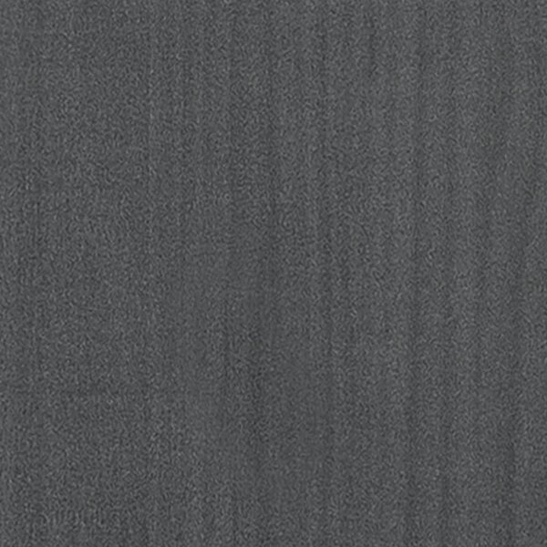 Kétszintes szürke tömör fenyőfa könyvszekrény 100 x 30 x 70 cm