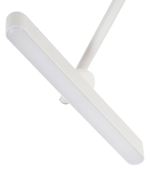 Lindby LED-es reflektor Eldrin, fehér, 4-fényes, fénycsík, fényszalag, dimmelhető, Fehér / opál, Nappali / Étkező, fém, Modern