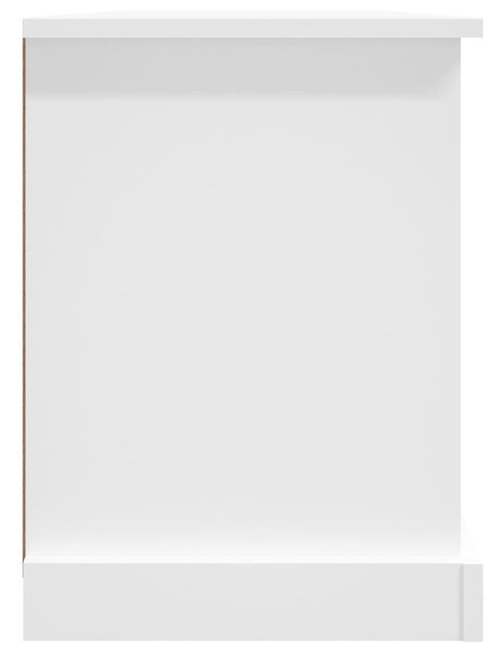 Fehér szerelt fa TV-szekrény 99,5x35,5x48 cm