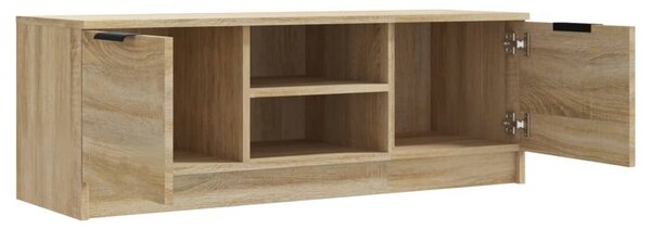 Sonoma tölgy színű szerelt fa TV-szekrény 102 x 35 x 36,5 cm