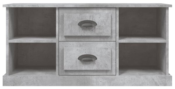 Betonszürke szerelt fa TV-szekrény 99,5 x 35,5 x 48 cm