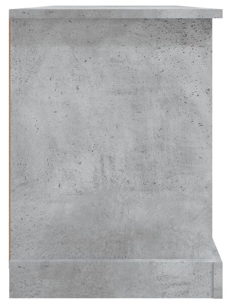 Betonszürke szerelt fa TV-szekrény 99,5 x 35,5 x 48 cm