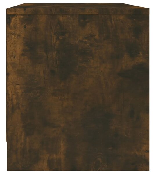 Füstös tölgy színű szerelt fa TV-szekrény 90x35x40 cm