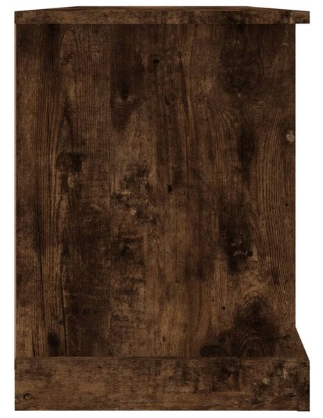 Füstös tölgy színű szerelt fa TV-szekrény 99,5x35,5x48 cm