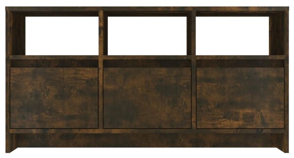 Füstös tölgy színű szerelt fa TV-szekrény 102x37,5x52,5 cm