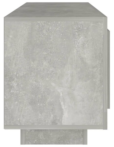 Betonszürke szerelt fa TV-szekrény 102x35x45 cm
