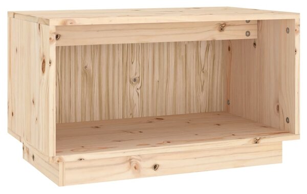 Tömör fenyőfa TV-szekrény 60 x 35 x 35 cm