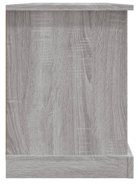 Szürke sonoma színű szerelt fa TV-szekrény 99,5x35,5x48 cm