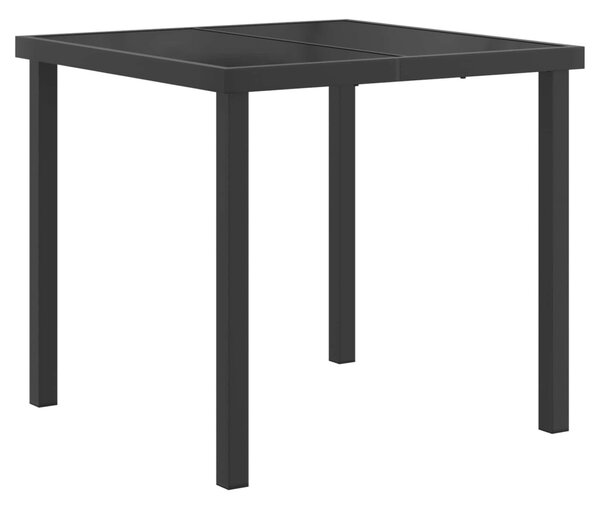 Kert étkező szett 5 pcs Fehér és Világosszürke 80 x 80 x 73 cm