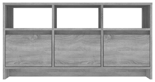 Szürke sonoma szerelt fa TV-szekrény 102x37,5x52,5 cm