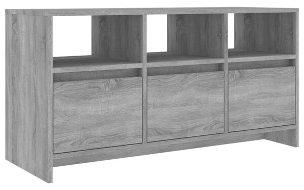 Szürke sonoma szerelt fa TV-szekrény 102x37,5x52,5 cm