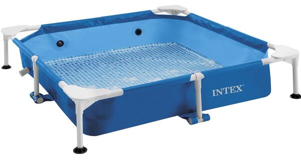 INTEX Square Frame Pet Pool Set kisállat medence szett, 152 x 152 x 30.5 cm (48402)