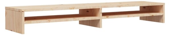 Tömör fenyőfa monitorállvány 100 x 24 x 13 cm