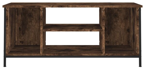 Füstös tölgy színű szerelt fa TV-szekrény 102 x 35 x 45 cm
