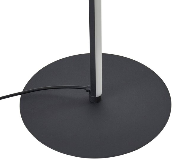 Lindby LED állólámpa Pajaro, 130 cm, fekete, CCT, fényerőszabályzó,, dimmelhető, Fekete, Nappali / Étkező, fém, Modern