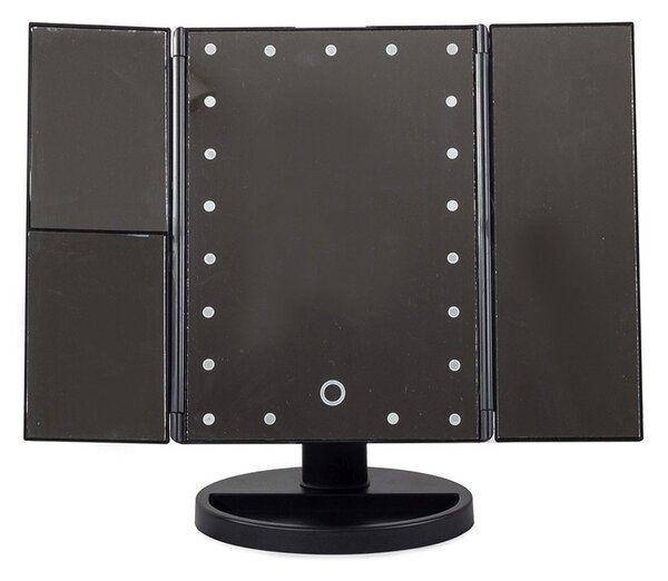 Extralink EX.23803 LED Asztali Kozmetikai Sminktükör 50 x 10 x 47,5 cm - Fekete