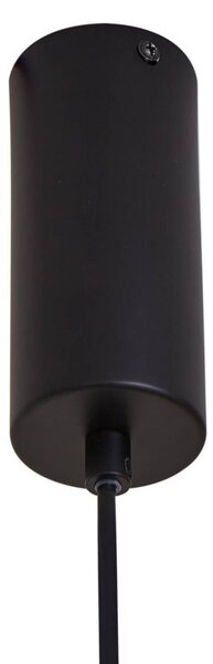Lucande LED lógó világítás Savete, füstszürke, üveg, Ø 12 cm, Alu / szürke / cink, Nappali / Étkező, Üveg, Modern