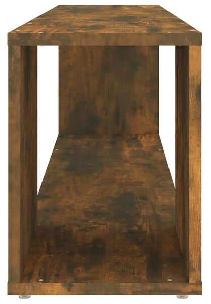 Füstös tölgy színű szerelt fa fali TV-szekrény 100 x 24 x 32 cm