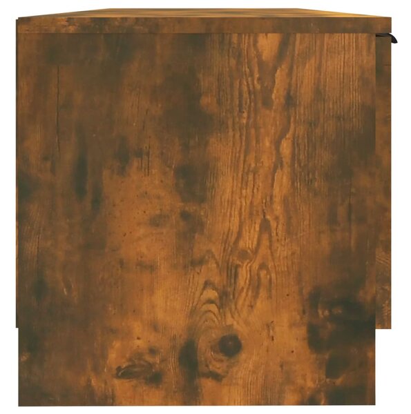 Füstös tölgy színű szerelt fa TV-szekrény 102 x 35 x 36,5 cm