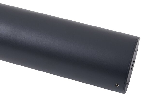 Lucande LED-es útvilágító lámpa Tuberia, antracit, fém, 80 cm, Fekete, Alumínium, Modern
