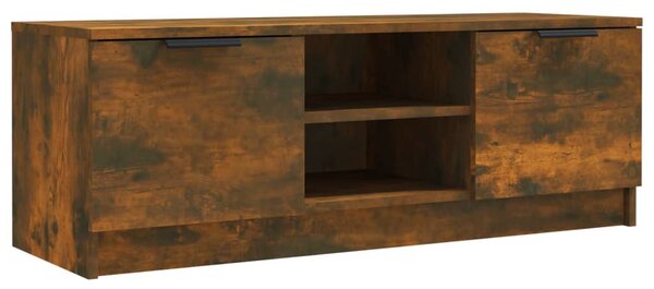 Füstös tölgy színű szerelt fa TV-szekrény 102 x 35 x 36,5 cm