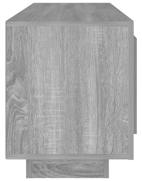 Szürke sonoma színű szerelt fa TV-szekrény 102x35x45 cm