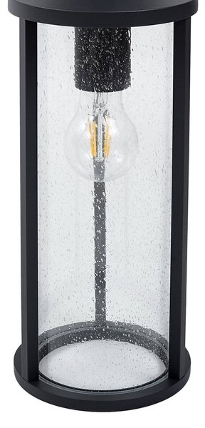 Lucande kültéri fali lámpa Emmeline, buborékok, alumínium, magasság 45cm, dimmelhető, Fekete, Alumínium, Modern
