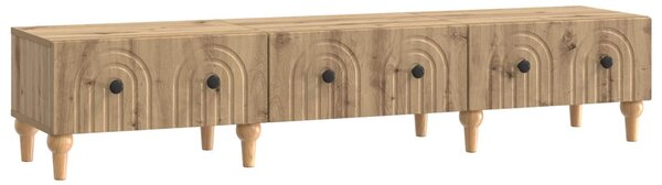 TV szekrény Kézműves Tölgy 147 x 34,5 x 30 cm Szerelt Fa