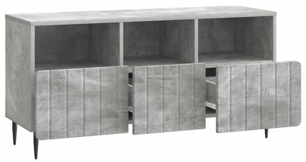 TV szekrény fiókkal Betonszürke 102 x 34,5 x 50 cm Szerelt Fa