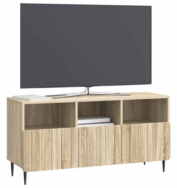 TV szekrény fiókkal Sonoma Tölgy 102 x 34,5 x 50 cm Szerelt Fa