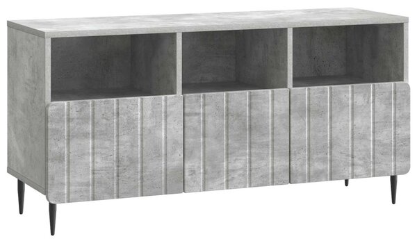TV szekrény fiókkal Betonszürke 102 x 34,5 x 50 cm Szerelt Fa