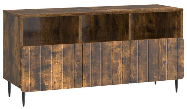 TV szekrény fiókkal Füstös Tölgy 102 x 34,5 x 50 cm Szerelt Fa